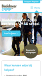 Mobile Screenshot of bindelmeercollege.nl